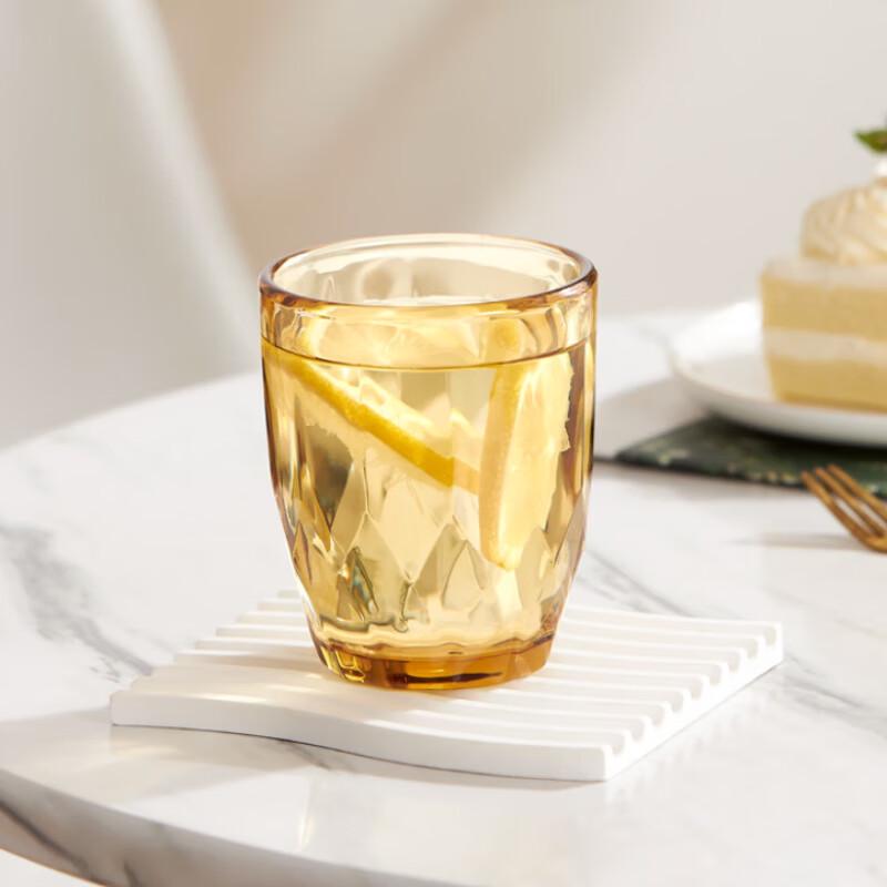 VISIONS CUP90 Diamond Heat-Resistant Glass Cups, 4-Piece Set