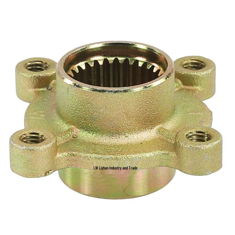 ATV GY6 Strand Go-Kart Hinterachse Kit: Enthält Achse, Ritzel, Kettenblatt, Bremsscheibe und Montagehalterung.