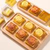 50g Golden Dessert & Mooncake Blister Boxes with Base (50 Pcs)
