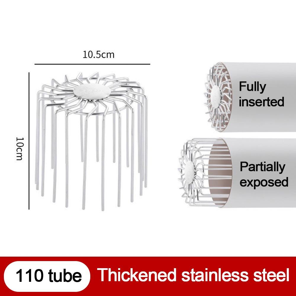 

Водосточная сетка из нержавеющей стали, ловушка для листьев и мусора, крышка для балконного водостока, дренажный сантехнический фитинг 110 tube