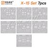 Amaoe BGA Reballing Stencil Template For iPhone 17 16 15 14 13 12 11 Pro Max XSMax 8 7P 7 6 A18 Tin Planting Soldering Net Tools