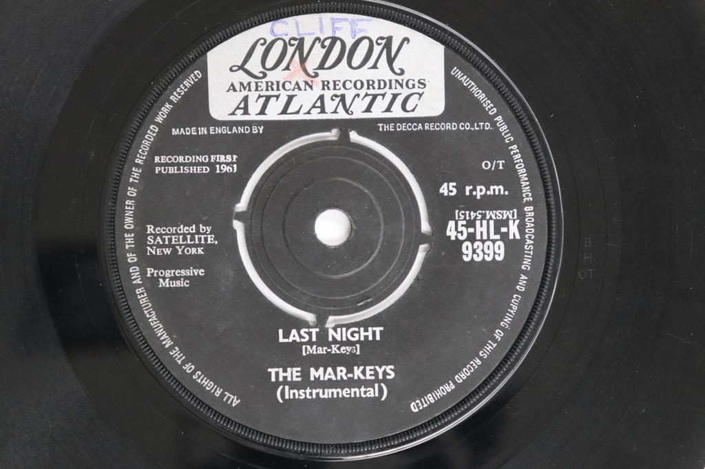 7inch Record MAR-KEYS - Last Night / Night Before 45HLK9399 London American 1961 UK Soul/Funk Used