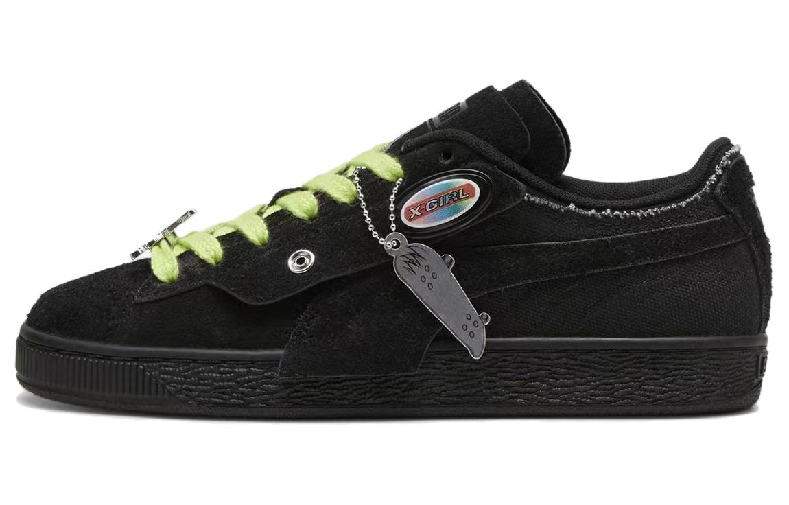Puma X-Girl X Women s Suede  Black Ravish  396251-01 40.5