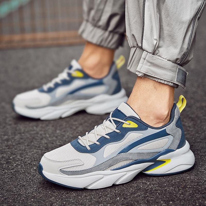 Men's Casual Shoes Shock Comfort Outdoor High Quality Increase Thick Sole Exclusive Pop Daddy Shoes Sneakers