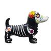 Halloween Ornament Skeleton Cat Dog Shape Resin Statue Indoor Outdoor Cat Sculpture Haunted House Desktop Decor