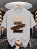 2026 Summer New Style Unisexs Pure Cotton TShirt Street Casual Fashion Soft and Comfortable Breathable Simple Letter Pattern Prin
