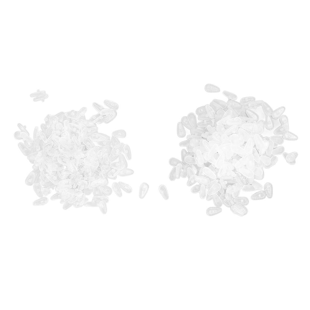 100 Paar Silikon Luftkissen Nasenpads Brillen Nasenpads Nasenrückenpads Ersatz für Eyegl