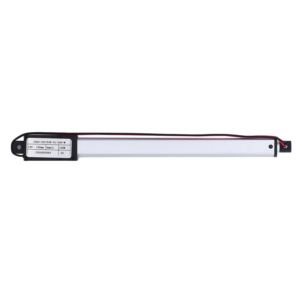 DC24V Mini Electric Actuator Wingless Automatic Lifting Rod Reciprocating Linear Actuator 4mm/s 150m