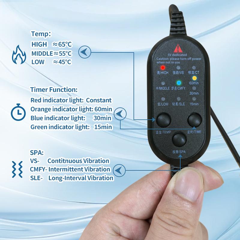 Electric Heating Nose Pad Winter Nose Warmer 3 Temperature Settings Hot Compress Nose Cover for Stuffy Nose/Allergic Rhinitis