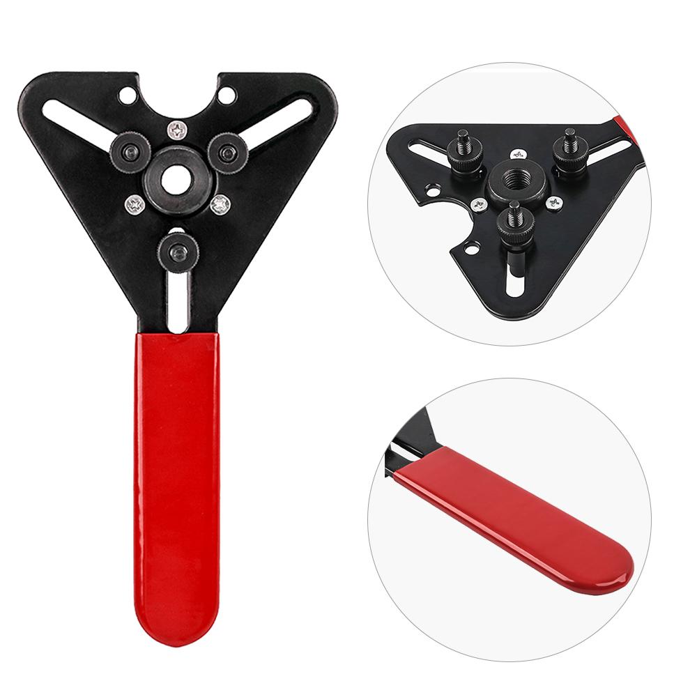 8PCS Car Air Compressor Clutch Remover Installer Dual-use Wrench Tool Kit Automotive Air Conditioning Car Conditioner Repairing