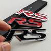 3D ABS Car Sticker Logo RS Letters Rear Trunk Emblem Badge For Chevrolet Road Sport Cruze Camaro Trax Blazer Malibu Accessories