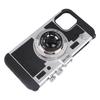 Camera Phone Case 3D Vintage Camera Design Phone Case for IPhone 12 12pro with Removable Lanyard