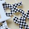 Checkerboard Number 0-9 Candle Birthday Party Decoration Black and White Checkered Card Number Candle
