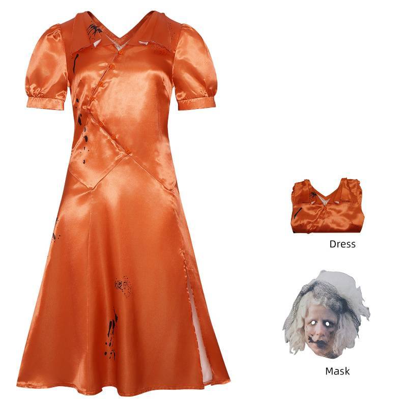 The Bride Halloween Costume With Satin Fabric For Cosplay Anime Role Play And Cosplayer