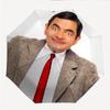 Mr Bean Fashionable Automatic Opening/Closing Folding Umbrella. Portable and Foldable, Ideal for Gift, Travel, and Daily Use.