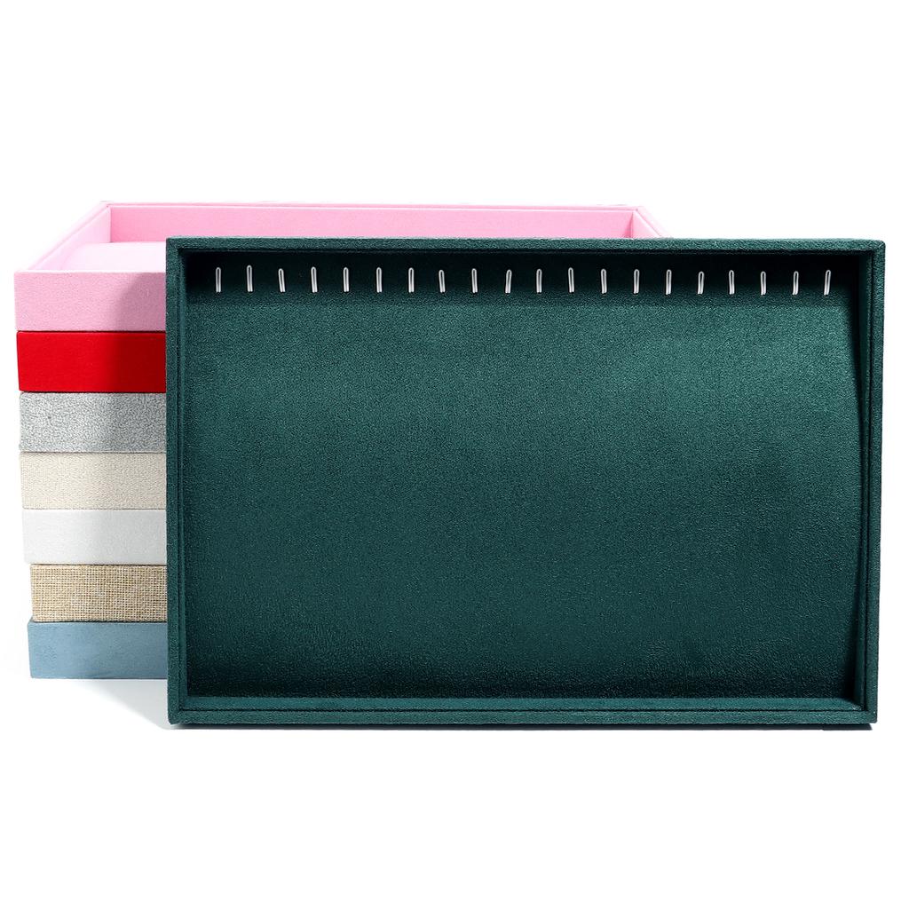 1pc Necklace Display Tray Jewelry Display Storage Tray for Jewelry Bracelet Showcase Organizer Presentation Photography Props