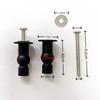 Stainless Steel Toilet Seat Fixing Bolts With Rubber Expansion For Bathroom Repair