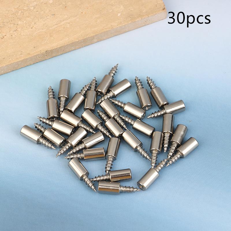20/30Pcs Support Multifunction Fixed Cabinet Rack Nail Self-Tapping Integrated Screw Clapboard Holder Laminate Support Nail