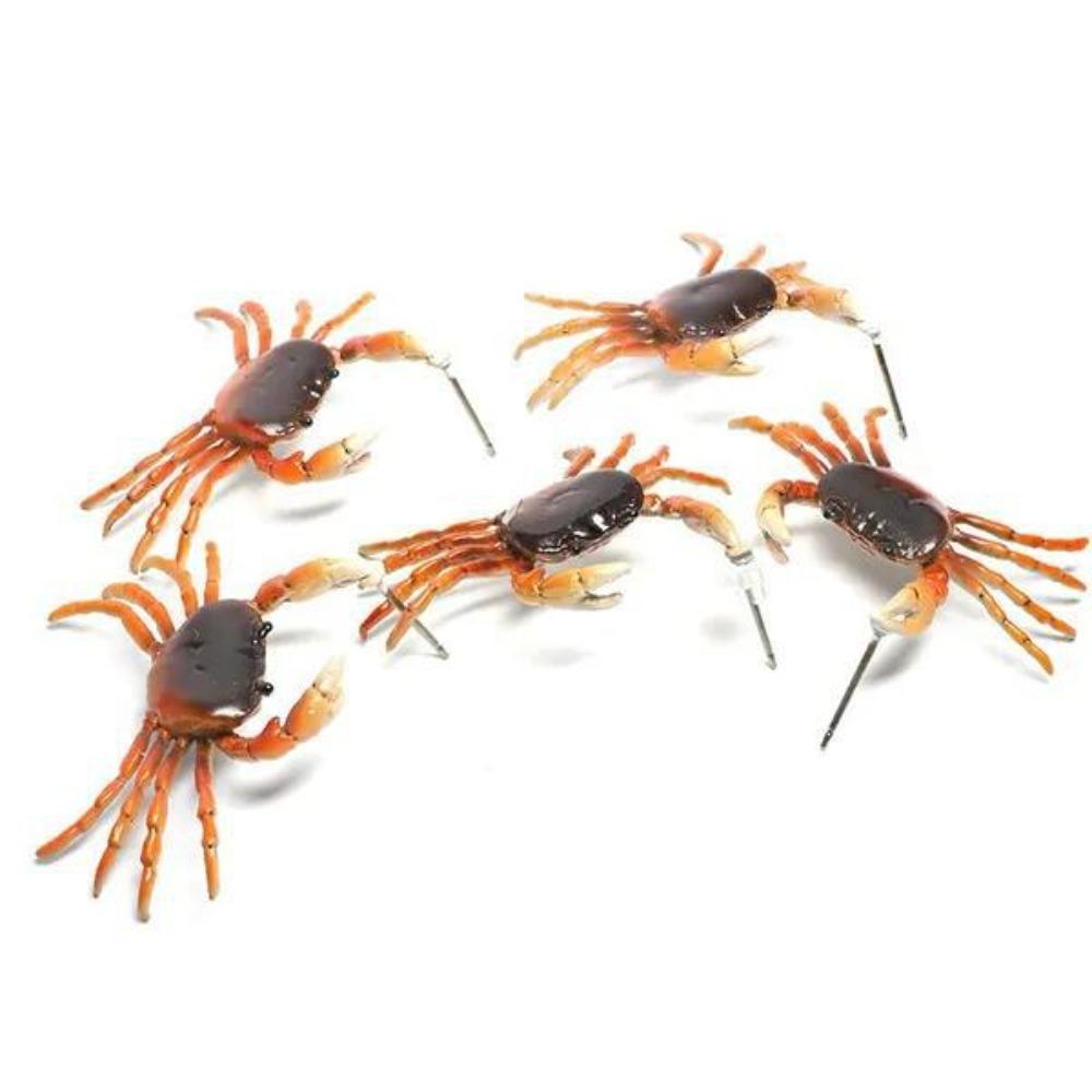 Vintage Pink Crab Ear Stud Unique Crab Claw Stud Earrings Trendy Crab Earrings Girls