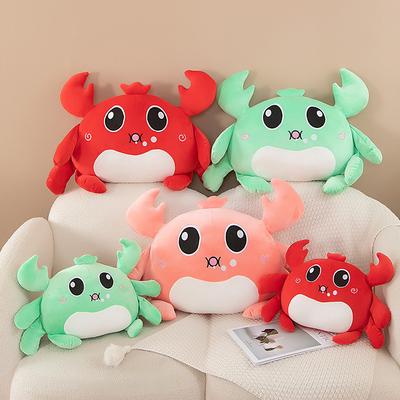 Fofo boneco caranguejo bolha brinquedo de pelúcia boneca de dormir para cama de menina coração quente para acompanhar presente de aniversário de namorada