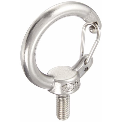 TRUSCO Stainless Steel Hook Eye Bolt Thread Diameter M6 X 1.0 TFIB-6