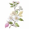 Iron On DIY Embroidered Stickers Flower Shape Clothes Sticker Elegant Flower Embroidery Patch  Bags