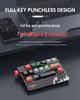 Mechanical Mini Keyboard with Hot-Swappable Red Switches and TYPE-C Wired Connection for Gaming, Office, and Financial Use.
