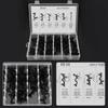 54pcs Assorted Car Body Wiring Harness Fastener Wire Routing Clip Convoluted Conduit Clip