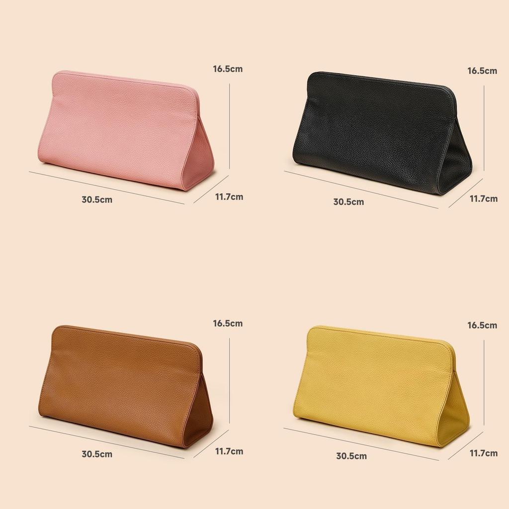 Travel Storage Bag For Mini Fan And Curling Iron Pu Organizer For Home And Office Use