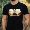 T-Shirt Men Kangaroo As a Policeman Motif Cotton Size XS To 5XL