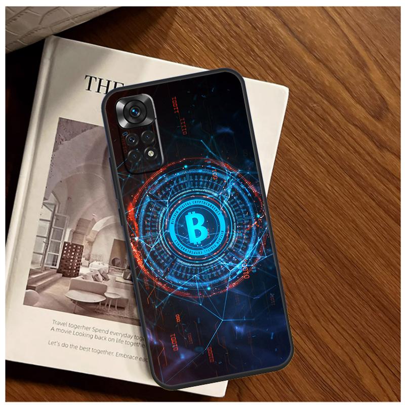 Bitcoin Case For Xiaomi Redmi Note 14 9 10 11 12 13 15 Pro Plus Cover For Redmi 15 C 14C 12C 10C 13C