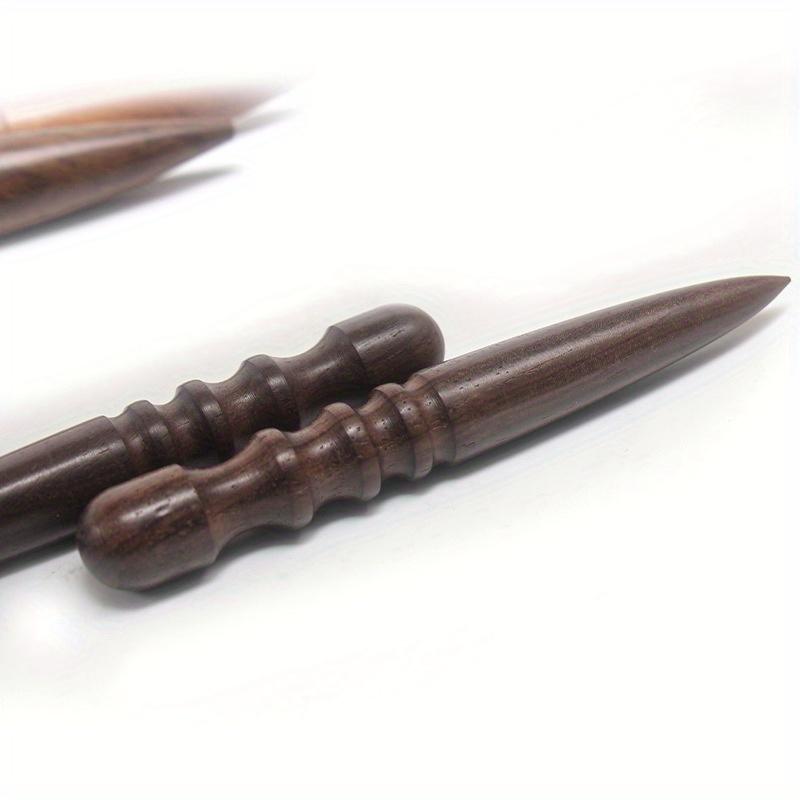 Sandalwood Grinding Stick Round Polishing Machine Tool Tools Edge Craft Stick Leather Handmade DIY Leather Edge Polishing