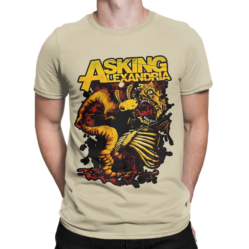 Askings Alexandrias Roll Novelty 100 Cotton TShirt Asking Alexandria Tees Tops For Unisex