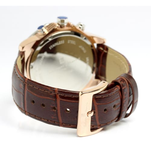 Salvatore Marra Men's Chronograph Watch, Water Resistant to 10 ATM, Business and Formal, Italian Brand, Online Exclusive Model