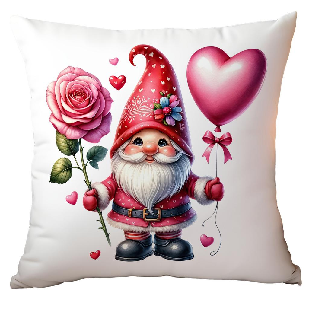New Valentine's Day Pillow Cute Elf Red Love Living Room Sofa Pillow Cover