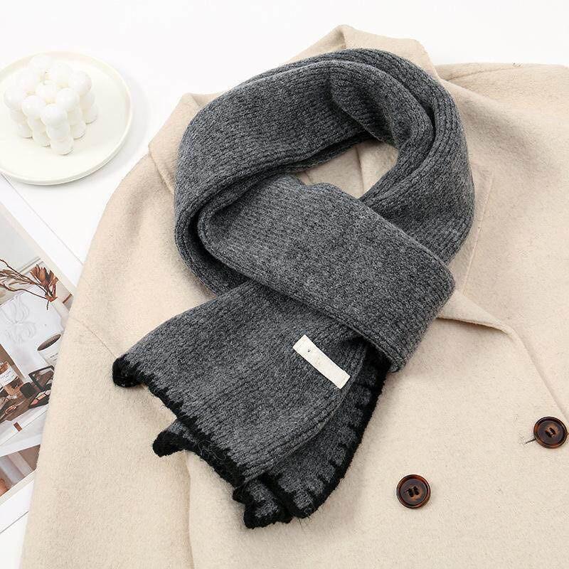 New Xiaoxiangfeng Super Soft Wool Blended Scarf with Overlocking Technology Ultra Fine Knitted Versatile Scarf