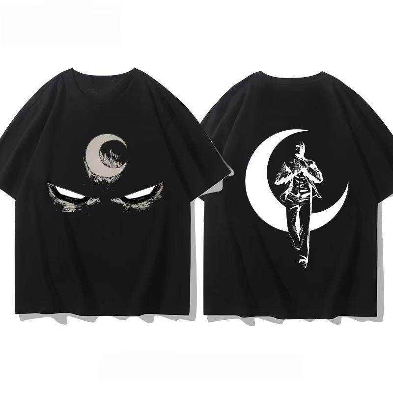 Marvel Superhero Moon Knight Trendy Casual Printed Tshirt for Unisex and Women