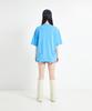 COTTONREBIRTHCLUB Boxy Thunder Graphic T-Shirt (Blue)