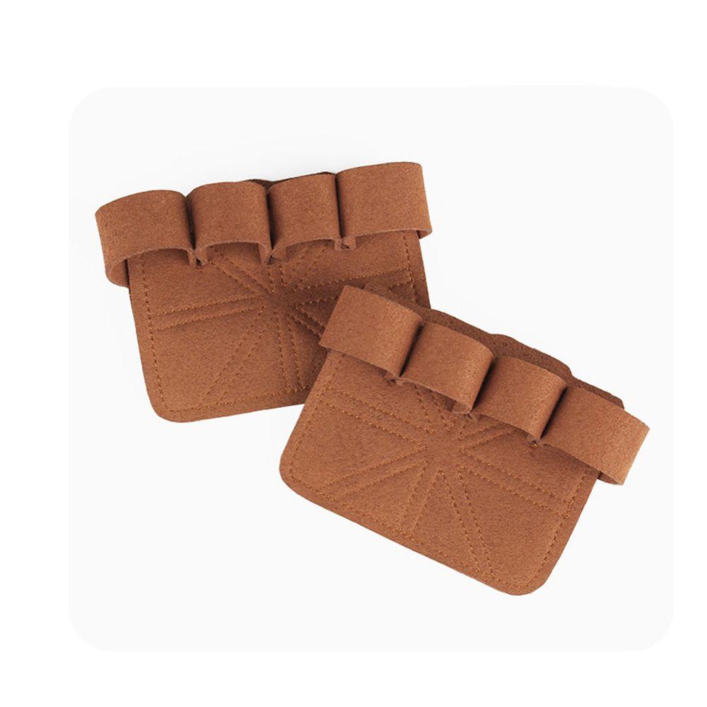 

Half Finger Fitness Hand Grips Palm Pad Gym Glove Weight Lifting Gloves Sports Accessories коричневий