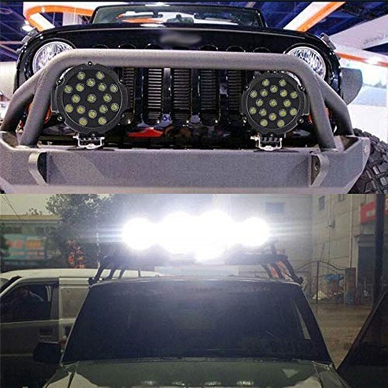 Best-selling 51w Floodlight Round Led Work Light Work Light Spotlight