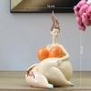 Nordic Plump Beauty Female Figurines Sculpture Ornaments Home Living Room Desk Fat Girl Statue Resin Decoration Accessories