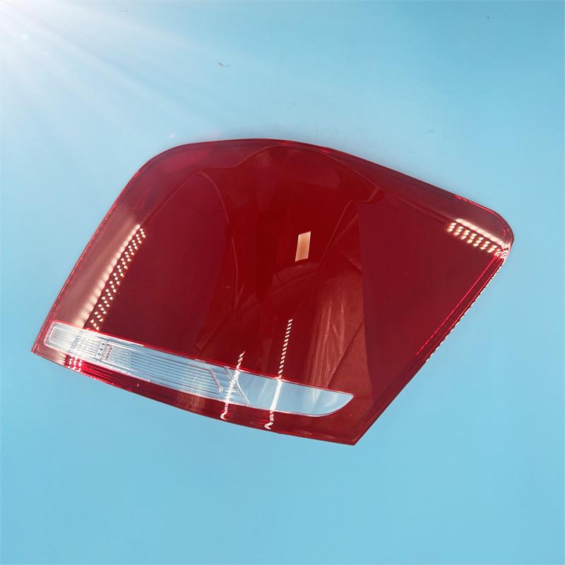 Compatible with 2013-2015 Mercedes-Benz GLK Taillight Shell - Rear Brake Light Cover, Red Transparent.