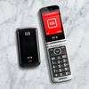 Telefon komórkowy z klapką - SPC - Prince 4G - 4G - Przycisk SOS - Duże klawisze - Czarny