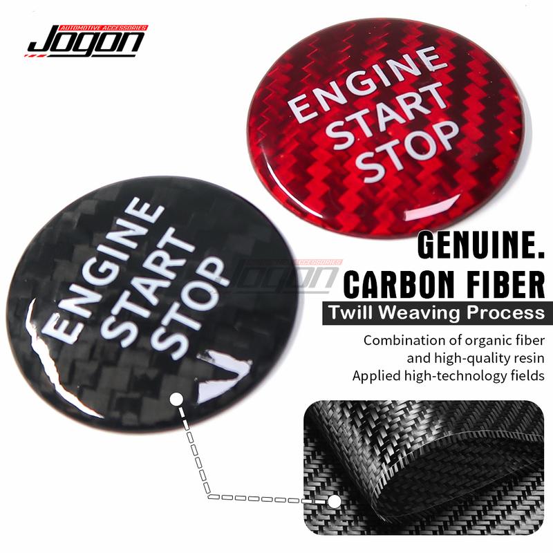 Carbon Fiber Car Ignition Engine Start Stop Switch Button Sticker Sequ Trim For LEXUS RC NX GS ES IS RC F RX LX 2013-2018
