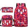 Football Printed Student Backpack Multifunctional Usb Interface Large Capacity Leisure Travel Backpack