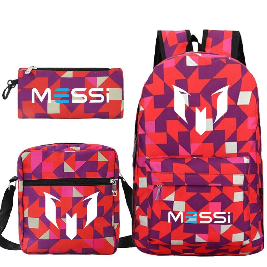 Football Printed Student Backpack Multifunctional Usb Interface Large Capacity Leisure Travel Backpack