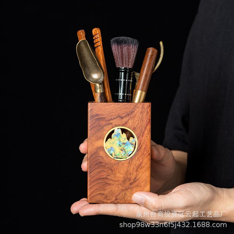 

Шесть джентльменов чайной церемонии, трубка для чайной церемонии из цельного дерева, чайный сервиз кунг-фу, инструменты для приготовления чая, чайный зажим, чайная ложка, чайный нож, запасные части