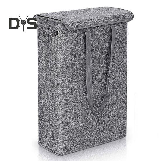 Laundry Storage Bag with Ergonomic Handle Foldable Design Dustproof Large Capacity Clothes Organization Laundry Basket