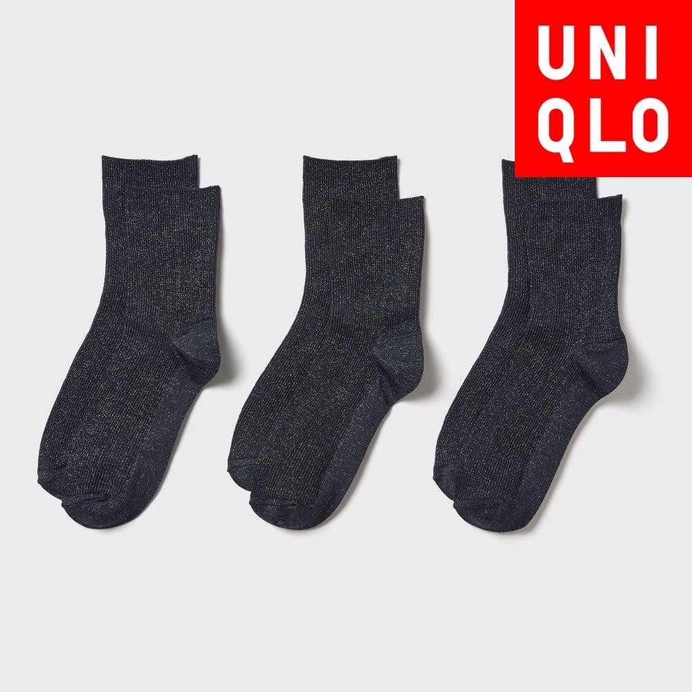 

Носки UNIQLO 3P с блестками 10 PINK/WOMEN 2325