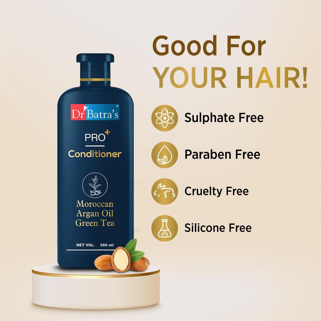 Dr Batra's Pro Conditioner 350 ml Hair Repair Moisturizing Frizz Control Damage Repair Sls Paraben Free
